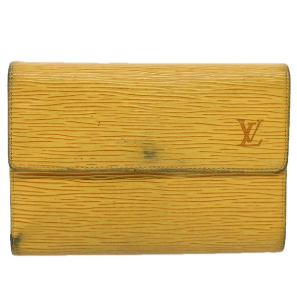 LOUIS VUITTON Vernis Epi Day Planner Cover Wallet 9Set Bronze Gris Auth ki3638 - Picture 2 of 16